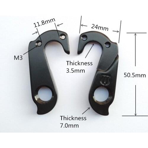 2pcs mtb bicycle Derailleur Hanger bike Gear Hanger cycle gear hanger dropout for CERVELO R2 R3 R5 S2 S3 S5 Derailleur Hangers