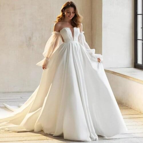 Sexy V Neck Backless Wedding Dresses 3D Flowers Lace Appliques Pink Bride Dress Robe De Soiree Formal Wedding Gowns A Line Bride
