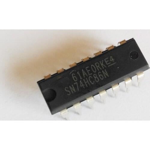 50pcs/lot DIP SN74HC86N 74HC86N 74HC86 2 Input Four XOR Gate DIP-14 Logic IC 74 Series