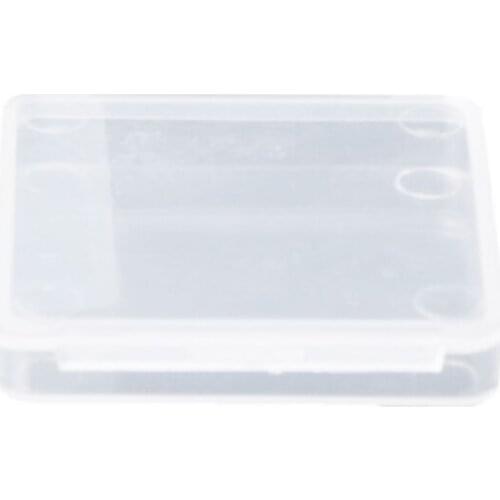 594C Small Square Clear Plastic Jewelry Storage Boxes Beads Crafts Case Containers
