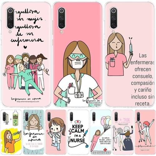 Medicine Nurse Funny Doctor Phone Case for Xiaomi Redmi Note 9S 8T 9 8 7 10 7A 8A 9A S2 MI 9 8 CC9 Lite F1 Pro Fashion Cover Cap