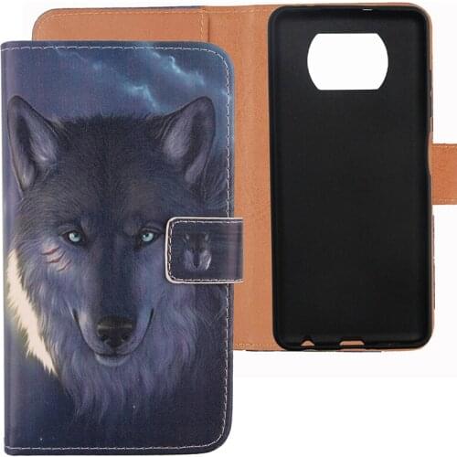 For Xiaomi Poco X3 NFC 6.67" Case Luxury Leather Flip Wallet Cover Phone Case for Xiaomi Poco X3 NFC Holster