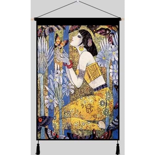 Indian Style Home Wall Hanging Mural Bedroom Entrance Bar Lobby Art Painting Poster Picture on the Wall