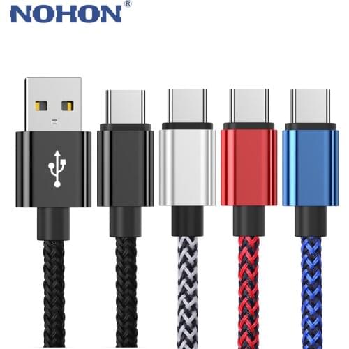 USB Type C Data Charger Cable For Samsung S9 S8 Huawei Xiaomi Mi 9 Redmi Note 8 10 Phone Origin Typec Fast Charging Cord Wire