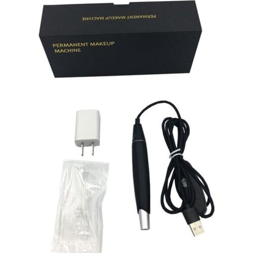 Professional Makeup Tattoo Pen Machine Permanent Eyebrow Lip Beauty Art Tattoo Gun with Cartridge Needles Microblading Supplies