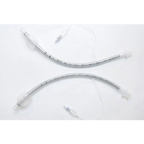 Uvet Medical single use PVC tracheal tube Reinforced with airbag 2-6mm Airway tube throat Disposable tracheal intubation