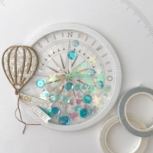 PP Craft metal cutting dies cut die mold small Hot air balloon Scarpbook paper craft knife mould blade punch stencils dies