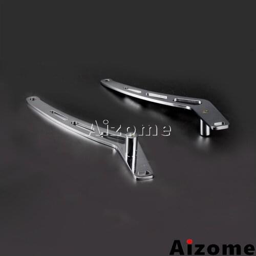 Motorcycle Stainless Steel Foot Pegs Foot Rests 4519 Cruise Peg Mount For Honda VTX1300 Retro S T 2003-2009 VTX1300C 04-09