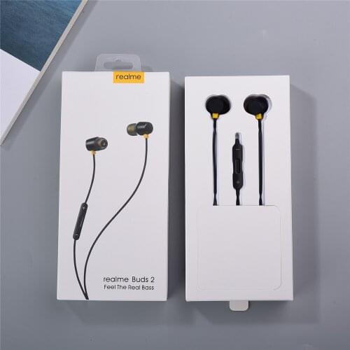 RMA-155 Realme Buds 2 Wired-3.5mm Earphone Built-in Microphone Wired Magnetic Headset For GT Neo Narzo 20/Q3/X2/3/6 Pro C15 Mi10