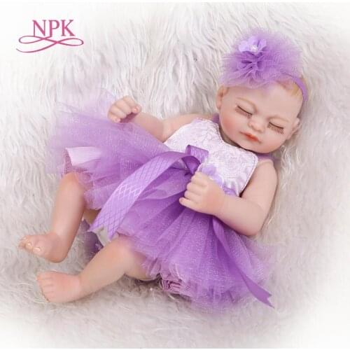 NPK wholesale reborn doll mini cute sleeping girl with gender toys gifts for girls children playmates