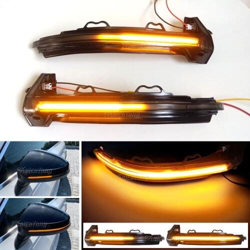 Dynamic Blinker Flowing Water Sequential Indicator LED Turn Signal Side Mirror Lights For Audi A4 A5 B9 S4 S5 RS5 2017 2018 2019