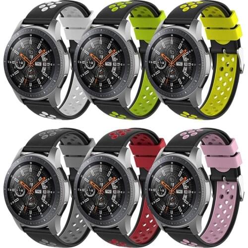 20mm Silicone Watchband for Nokia Withings Steel HR & Ticwatch E/2 & Moto 360 2nd Gen 42mm & Pebble 2 Band Strap Replacement