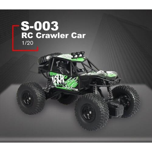 S-003 1/22 Scale 2.4Ghz 4WD High Speed RC Crawler Climber Off-Road Rock RC Remote Control Car Model RTR with Waterproof