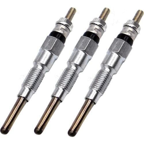 3PCS Glow Plug 16851-65510 16854-65512 For Kubota Tractor B3030HSDC BX2230D BX2360 BX24D BX25 B1700D B21 B2100D Engine D722 D902