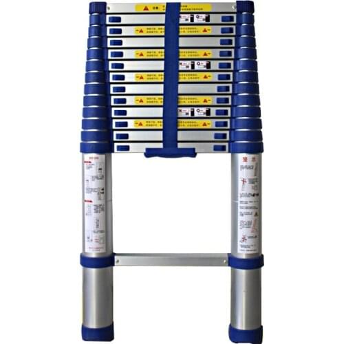 Telescopic Ladder Household Ladder Ladder Aluminum Alloy Folding Extension Ladder Woodworking Eight Step Ladder 46*6.5*68 5-25kg