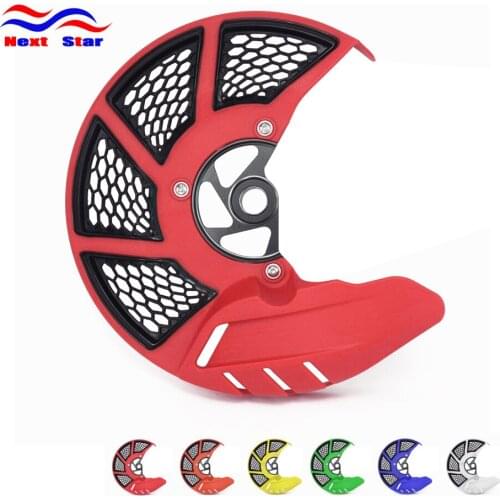 Off Road Motorcycle Front Brake Disc Rotor Guard Protector Cover For HONDA CR125R CR250R CRF250R CRF450R CRF250X CRF450X