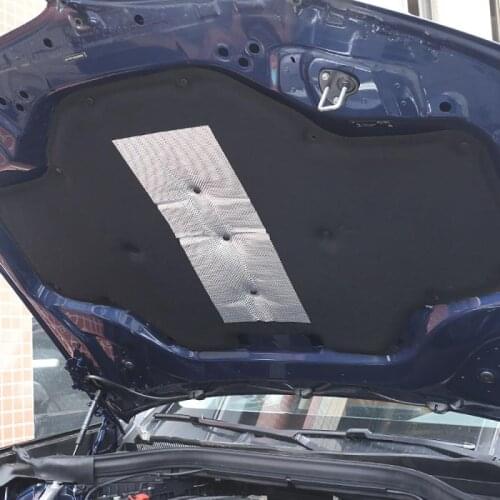 Car Hood Engine Sound Insulation Pad Soundproof Cotton Cover Thermal Heat Insulation Pad Mat For BMW X3/X4 G01 G02 2018-2020