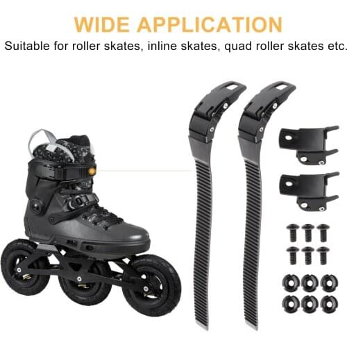 2 set Sturdy Replacement Inline Roller Skate Shoes Energy Strap + Buckle