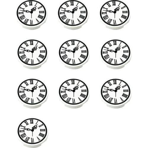 10PCS/Set 2*2 MOC Printing Bricks Clock Pattern DIY Building Blocks Toys for Children Kids Gifts Block