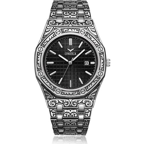 Classical Retro Gold Quartz Watches for Men Top Brand Luxury Watch Clock Man Military Wristwatches Relogio Masculino