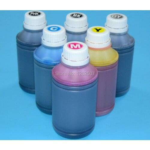 For hp 72 130ml empty refillable ink cartridge + 500ml dye ink for HP T610 T620 T770 T790 T1100 T1200 T1300 T2300 printer