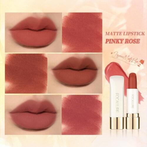 3.7g Lipstick Waterproof Long Lasting Vibrant Color Red Lip Tint Matte Lipstick for Beauty
