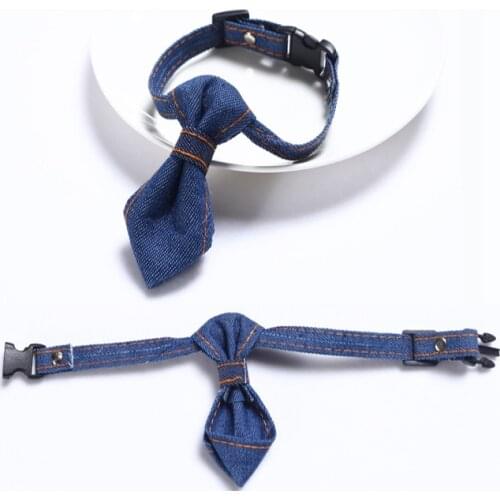 June Newest British Cat Collar Lattice Style Decorative Tie Adjustable With Bells Puppy Dog Cat Cotton Bow Collars Accessories