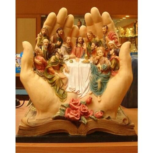 Full Diamond Painting Religion portrait Cross Stitch DIY Handicrafts The Last Supper Embroidery Painting Mosaic Home Decor Gifts