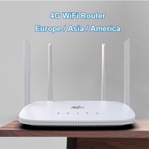 LC116 LTE CPE 4G wifi router SIM card Hotspot CAT4 32 users RJ45 WAN LAN wireless modem