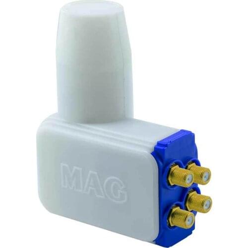 MAG NEC CHIP 4K ULTRA HD SLYM ROCKET QUATTRO QUAD CENTRAL LNB 0.1 DB