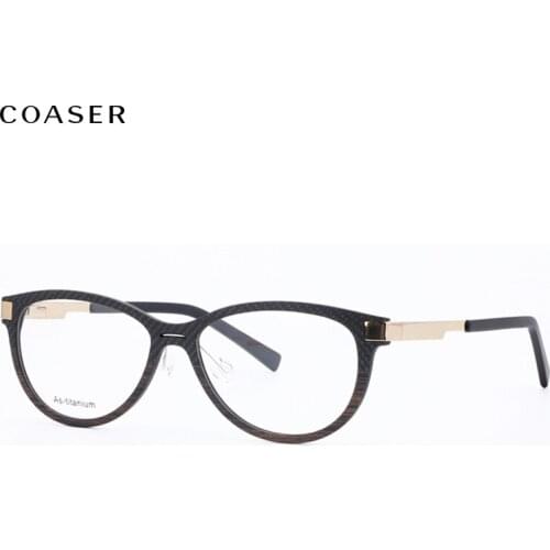 2021 Great Round Cat Women Glasses Frame Carbon Fibre Men Eyeglasses Vintage Acetate Optical Prescription Fullrim Light Eyewear