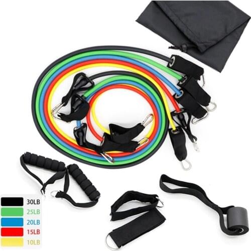 Gym Fitness Resistance Bands Set Hanging Belt Yoga Stretch Pull Up Assist Rope Straps Crossfit Training Workout Equipment