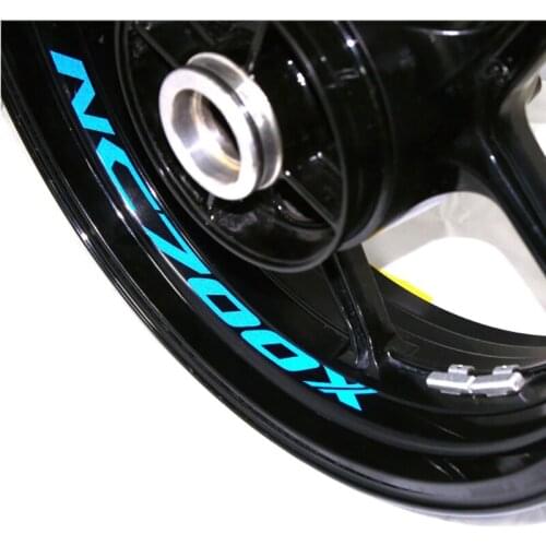 Motorcycle Wheel Sticker Decal Reflective Rim Bike Motorcycle Suitable for HONDA NC 700X
