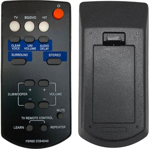 New FSR62 ZC94940 Remote Control For YAMAHA Sound Bar System YAS-201 YAS-201BL YAS-CU201