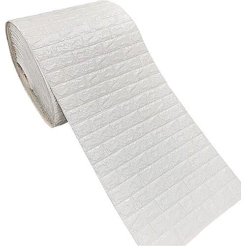 Self Adhesive Waterproof TV Background Brick Wallpapers 3D Wall Sticker Living Room Wallpaper Mural Bedroom Decorative