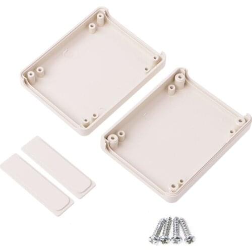Waterproof Instrument Box Plastic Case Gray Electronic Project DIY 90x70x28mm
