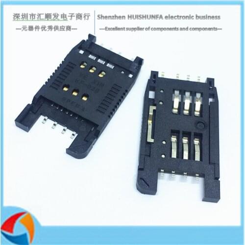 YE XIX KF-028 card holder full plastic clamshell strap to detect foot SIM card slot large mobile phone memory