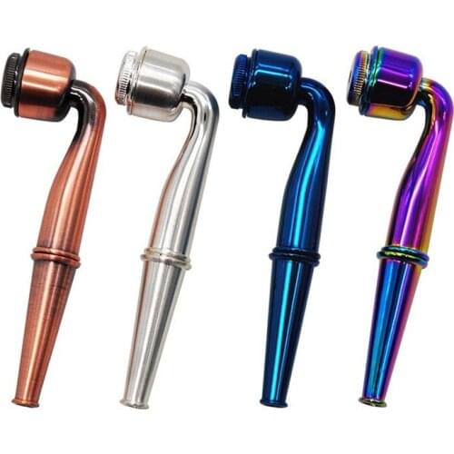 High Quality Metal Alloy Smoking Herb Pipe 95MM Metal Bowl Pipe Detachable Tobacco Pipe Smoking Tobacco Pipe