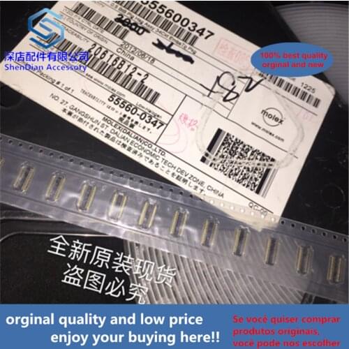 10pcs 100% orginal and new 55560-0347 0.5MM 34PIN best qualtiy