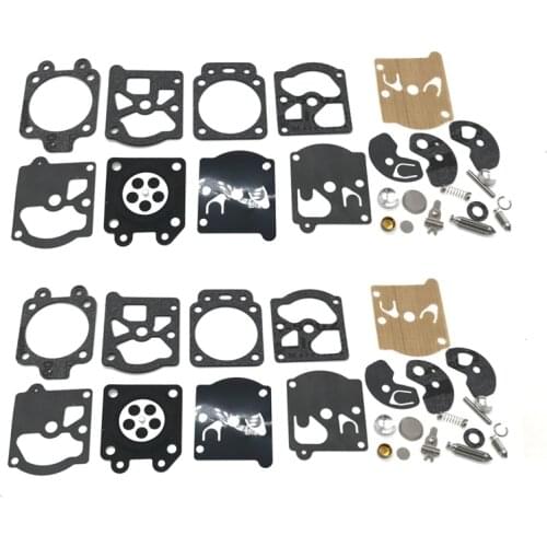 2 Set Carburetor Carb Repair Rebuild Kit Gasket Diaphragm for WT391 WT20 WT3 WT309 WT310 WT324 WT379 Walbro K10-WAT