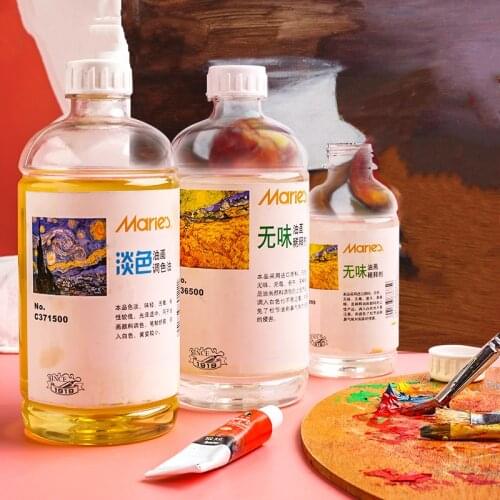 200/ 500ml oil paint cleaner thinner tasteless oil painting color oil pen washing tool liquid art painting supplies