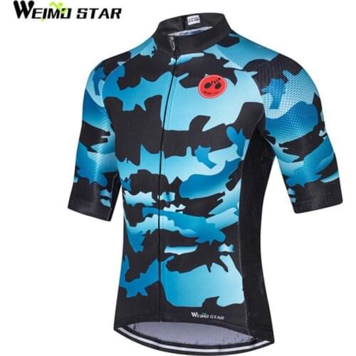 2018 Mens Cycling Jersey Bike Ropa Ciclismo Bicycle Outdoor Sports Wear Shirt Half Short Sleeves Top Weimostar