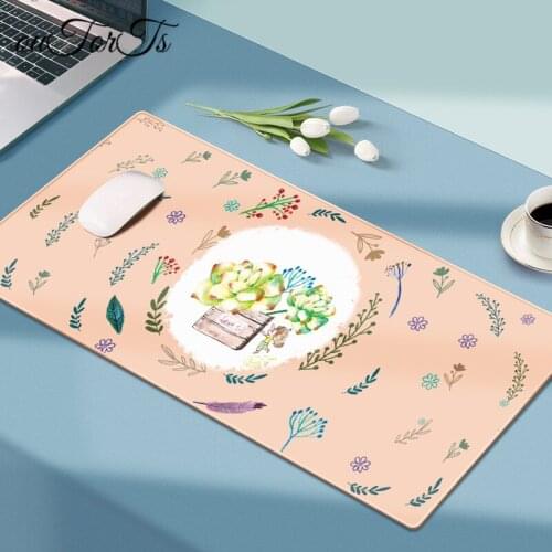 30x80 Extra Large Mouse Pad Big Computer Gaming Mousepad Natural Rubber with Locking Edge Gaming Mouse Mat Gamer flowers