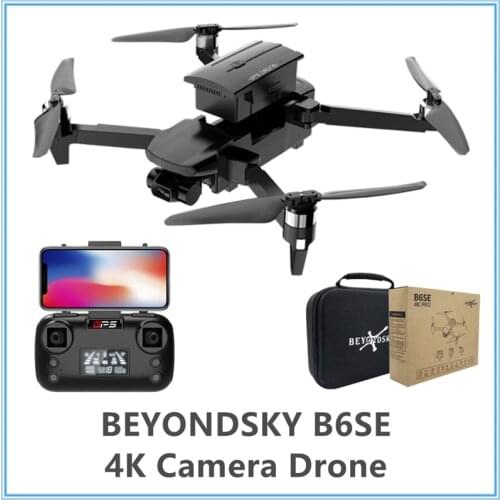 4K Camera Drone BEYONDSKY B6SE 3-Axis Gimbal RC Quadcopter 5G 1.2KM Remote Control Distance Auto Return 25mins Flight Helicopter