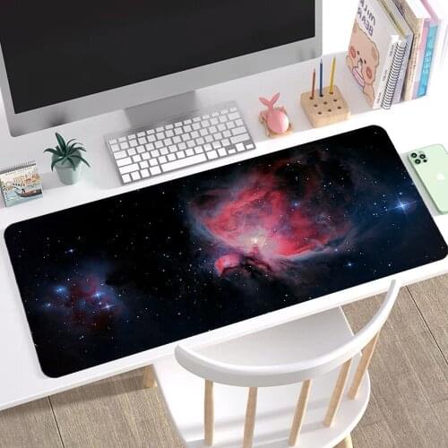 Star non-slip desktop pad, oversized mouse pad, gaming mouse pad, soft rubber XXL computer mouse pad, household carpet mouse pad