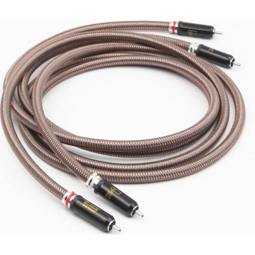 Audiophile RCA Cable Accuphase OCC pure copper RCA Interconnect Audio Cables