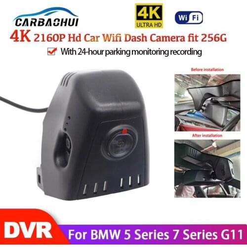 4K Car DVR Video Recorder Dash Cam Camera For full hd 2160p Novatek 96670+SONY MX415 For BMW 5 Series 7 Series G11 without LDWS