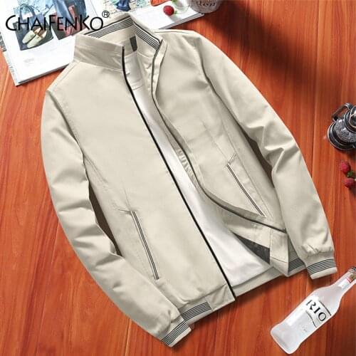 CHAIFENKO Fashion Men Bomber Jacket Casual Thin Slim Baseball Jackets Men Streetwear Hip Hop Windbreaker Zipper Jacket Coat Male