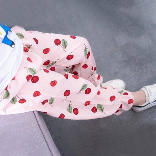 1-9 Years 2019 New Summer Children Pants Girls Anti-mosquito Pants Boys Printed Girls Harem Pants Kids Joggers Teenager Trousers