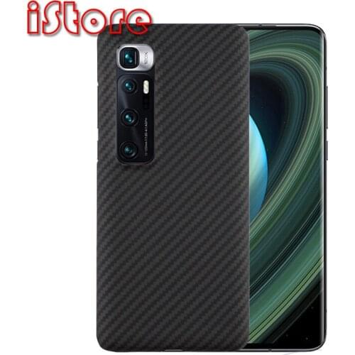 CF skin Carbon fiber phone case for Xiaomi mi 10 Ultra Thin and light attributes Aramid fiber material